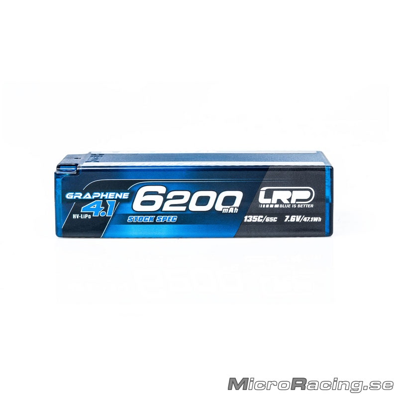 LRP - Battery LiPo, GRAPHENE-4.1, 2S, 135C/65C HV, 7.6V/6200mAh