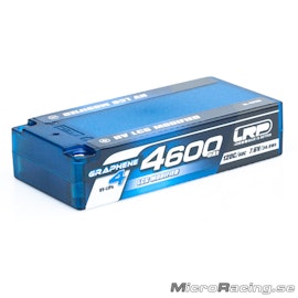 LRP - Battery LiPo, GRAPHENE-4.1, 2S 120C/60C HV, 7.6V/4600mAh