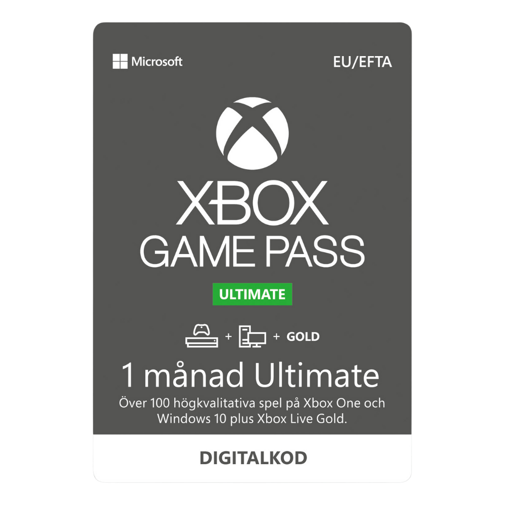 Xbox Game Pass Ultimate | 1 Månad (SE)