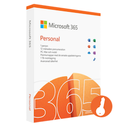 Microsoft Office 365 Personal | 1 År | Retail