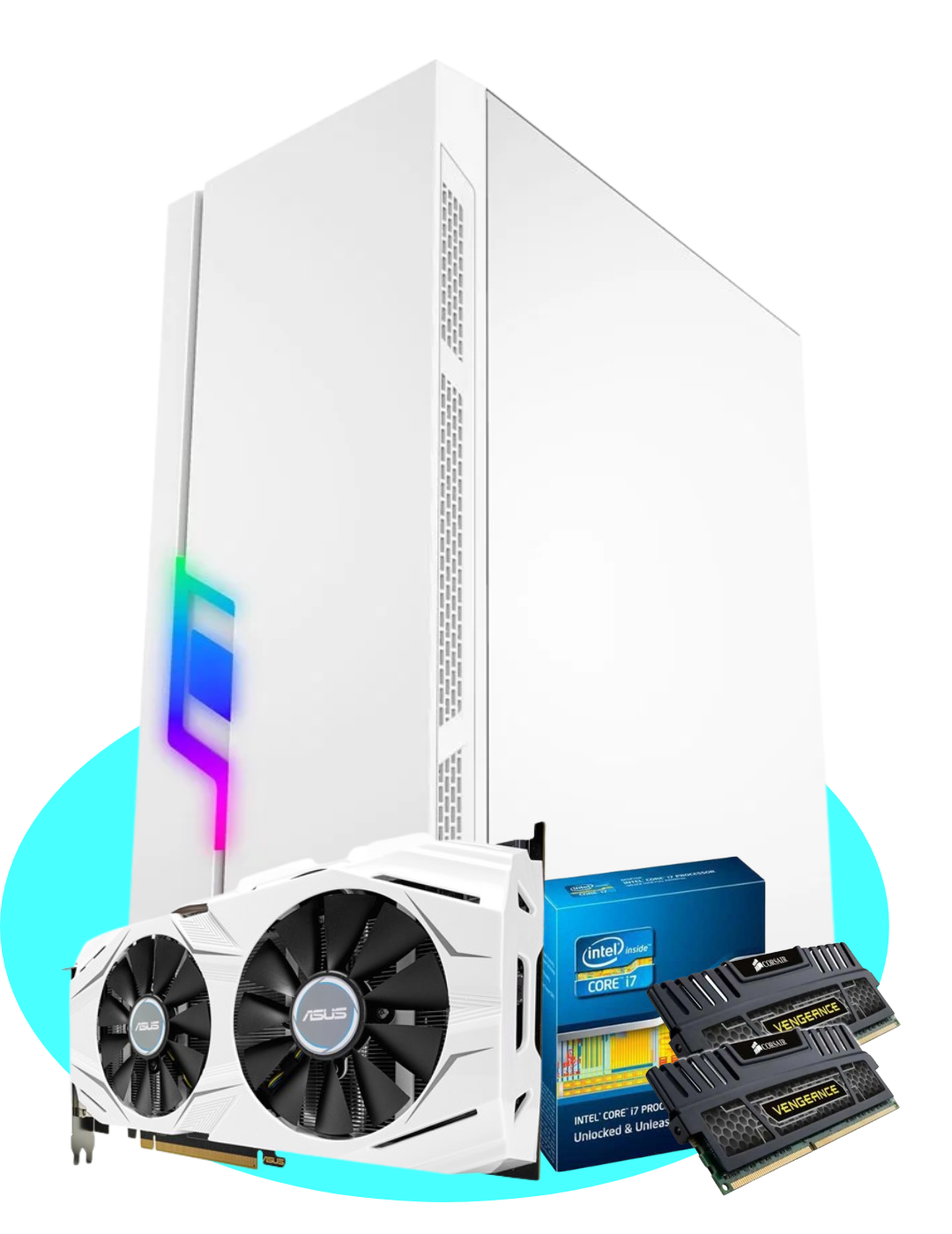 Snowflake | GTX 1060 ✤ Intel® Core™ i7-3770 ✤ 8 GB - PremiumGaming