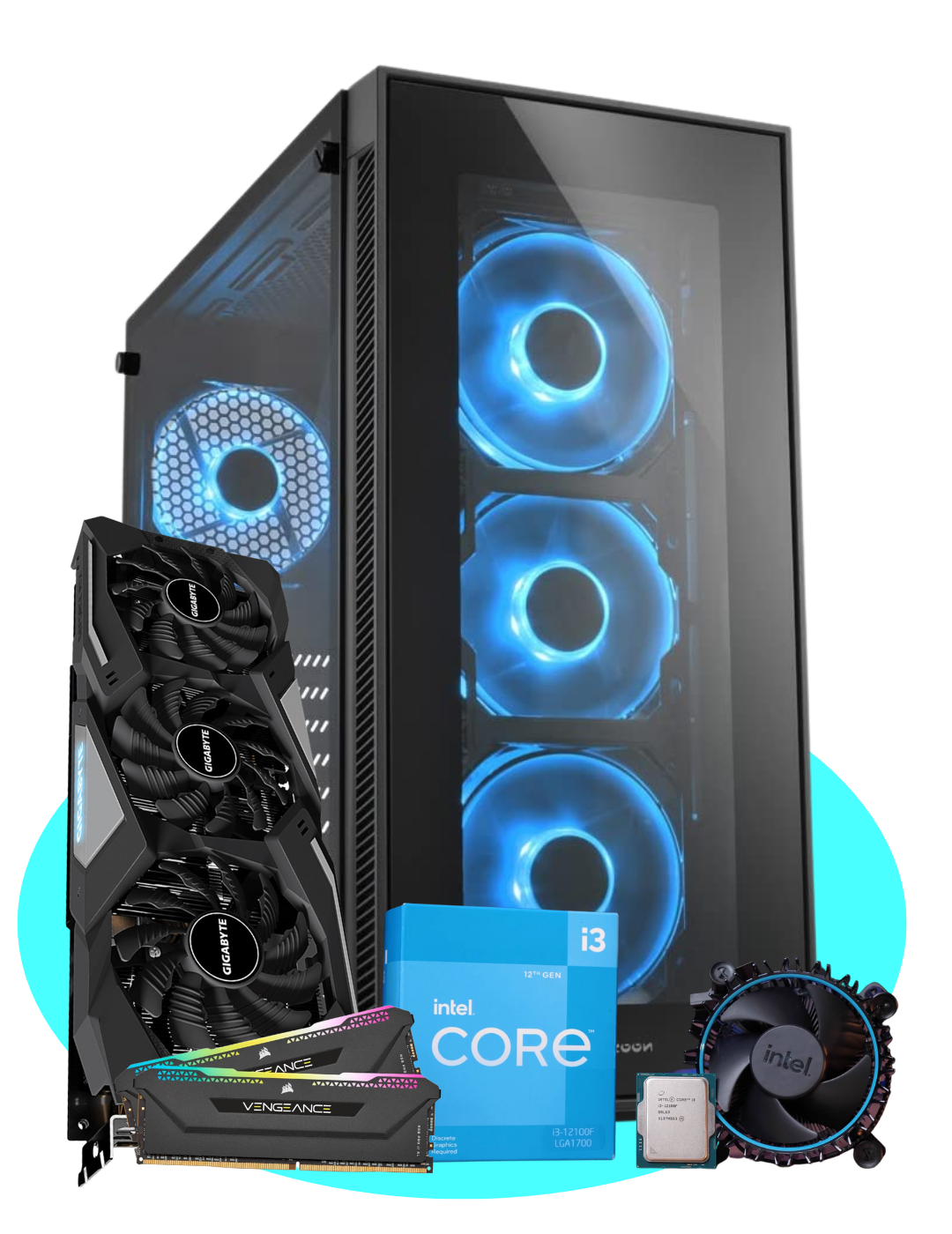 Shark's Den | RTX 2060 Super ✤ Intel® Core™ 12100F ✤ 16 GB - PremiumGaming