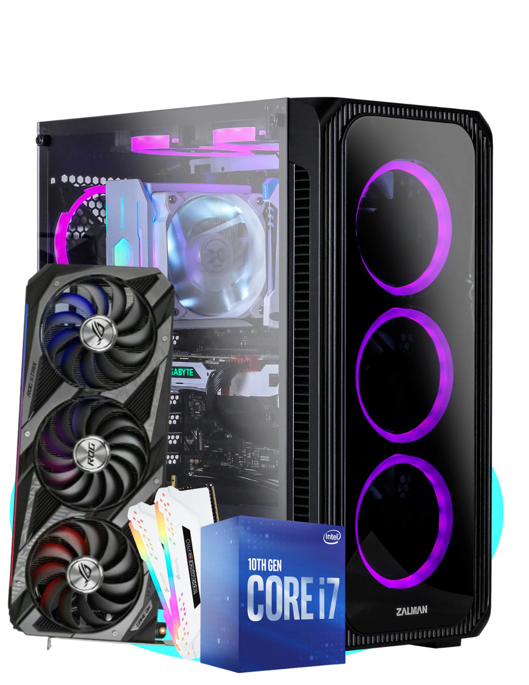 Zeon Fusion™ | RTX 2070 Super ✤ Intel® Core™ i7-10700F ✤ 16 GB