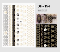BLogo Nailart Sticker - DH154