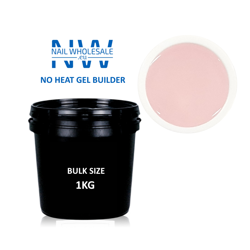 No Heat Uv/Led Builder Gel - CLEAR PINK 1000g