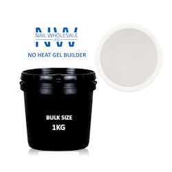 No Heat Uv/Led Builder Gel - CLEAR 1000g (Bulk)