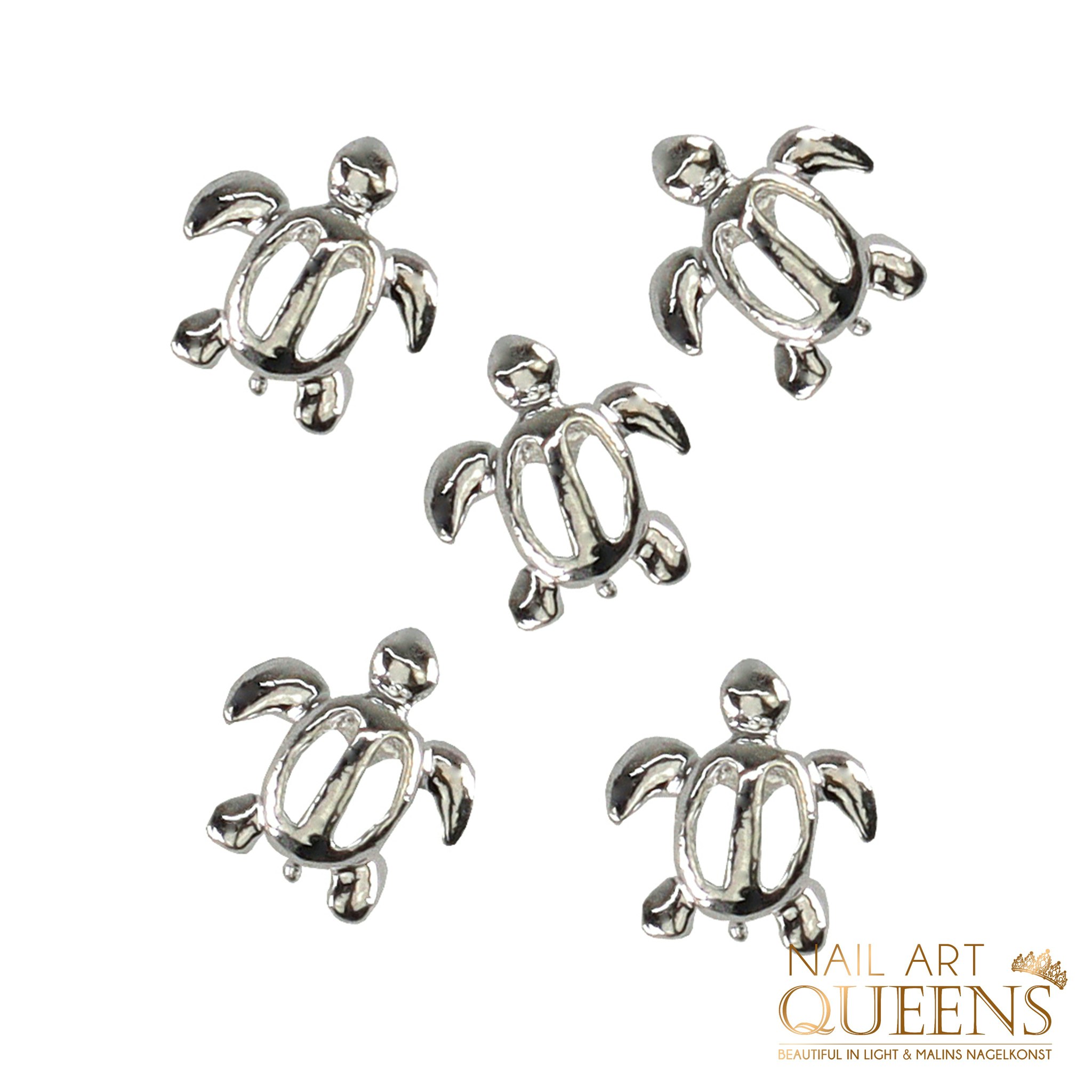 Turtle silver 2PCS