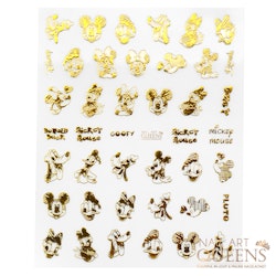 Stickers Mickey Mouse & Friends gold