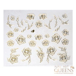 Stickers Gold Roses