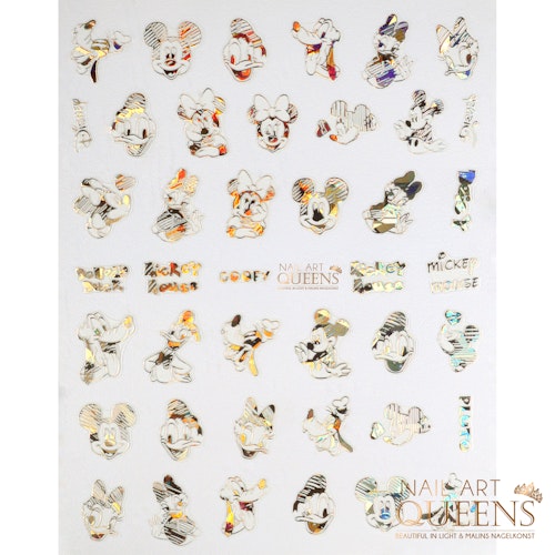 Stickers Mickey Mouse & Friends Gold Holo