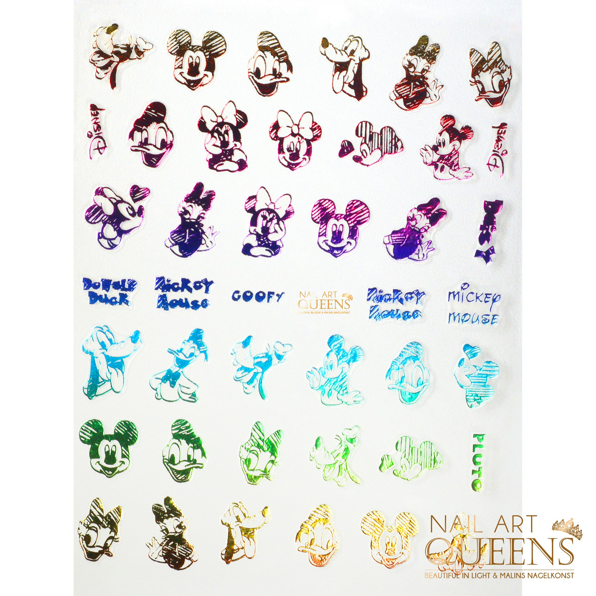 Stickers Mickey Mouse & Friends Rainbow