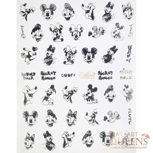Stickers Mickey Mouse & Friends Silver