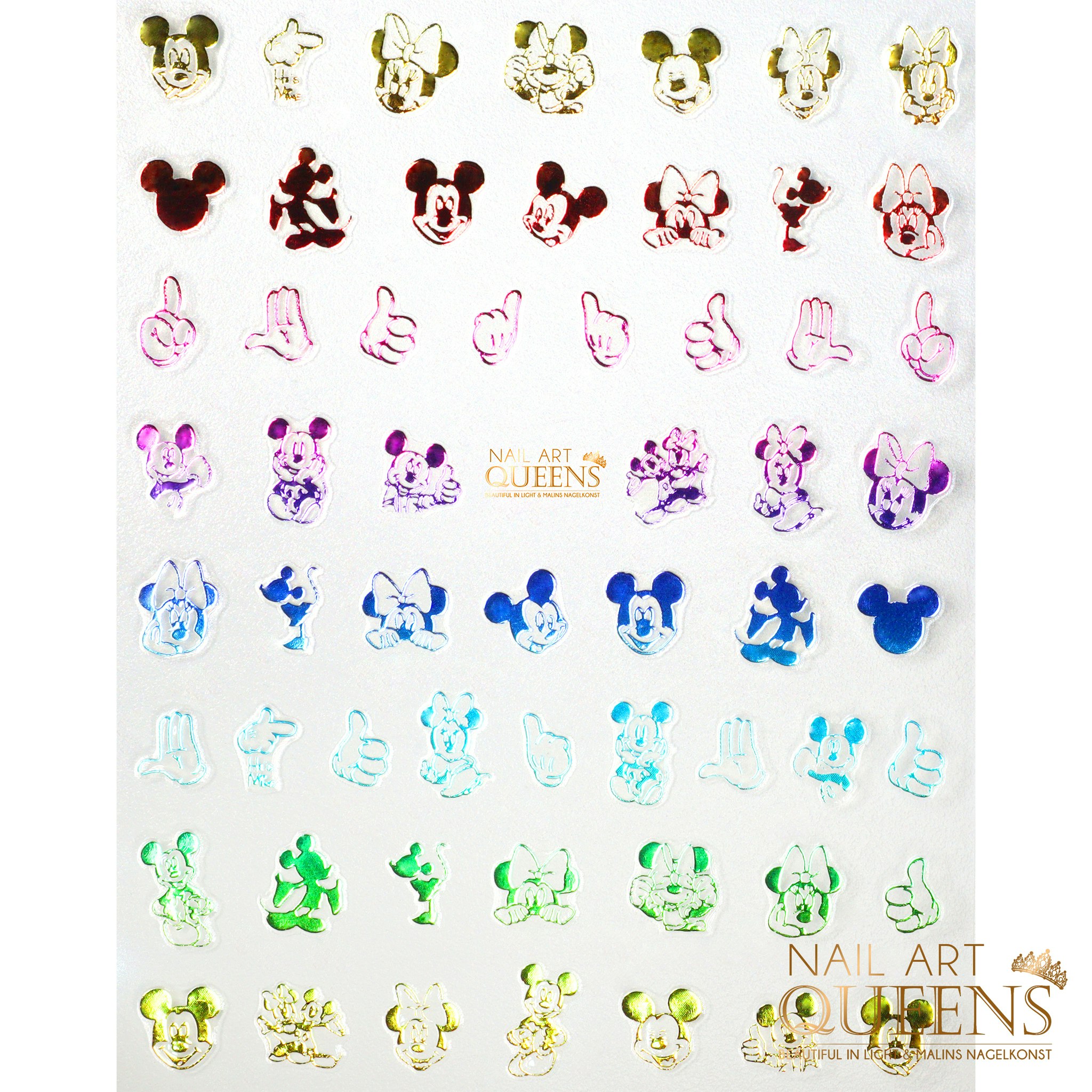 Stickers Mickey Mouse Rainbow