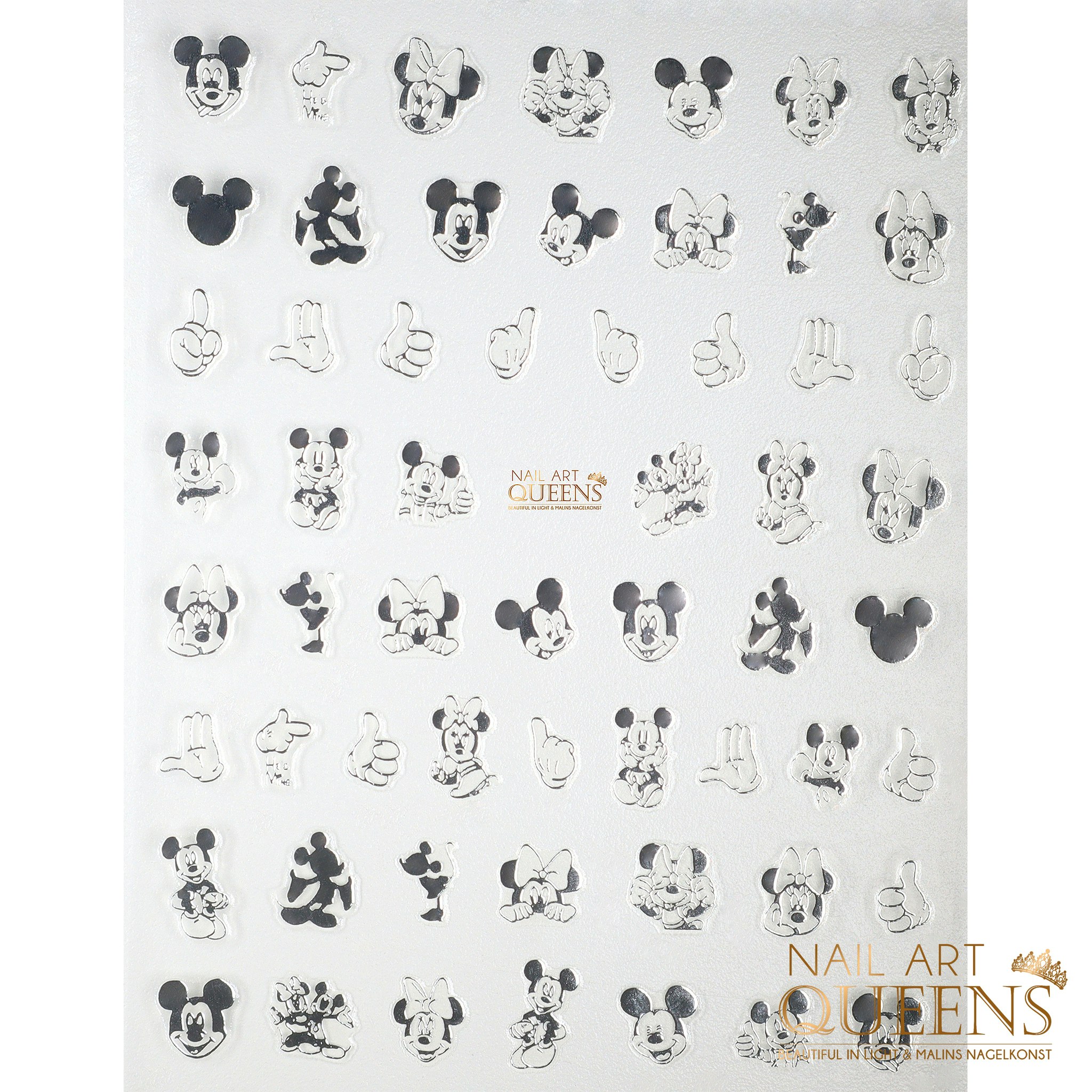 Stickers Mickey Mouse Silver