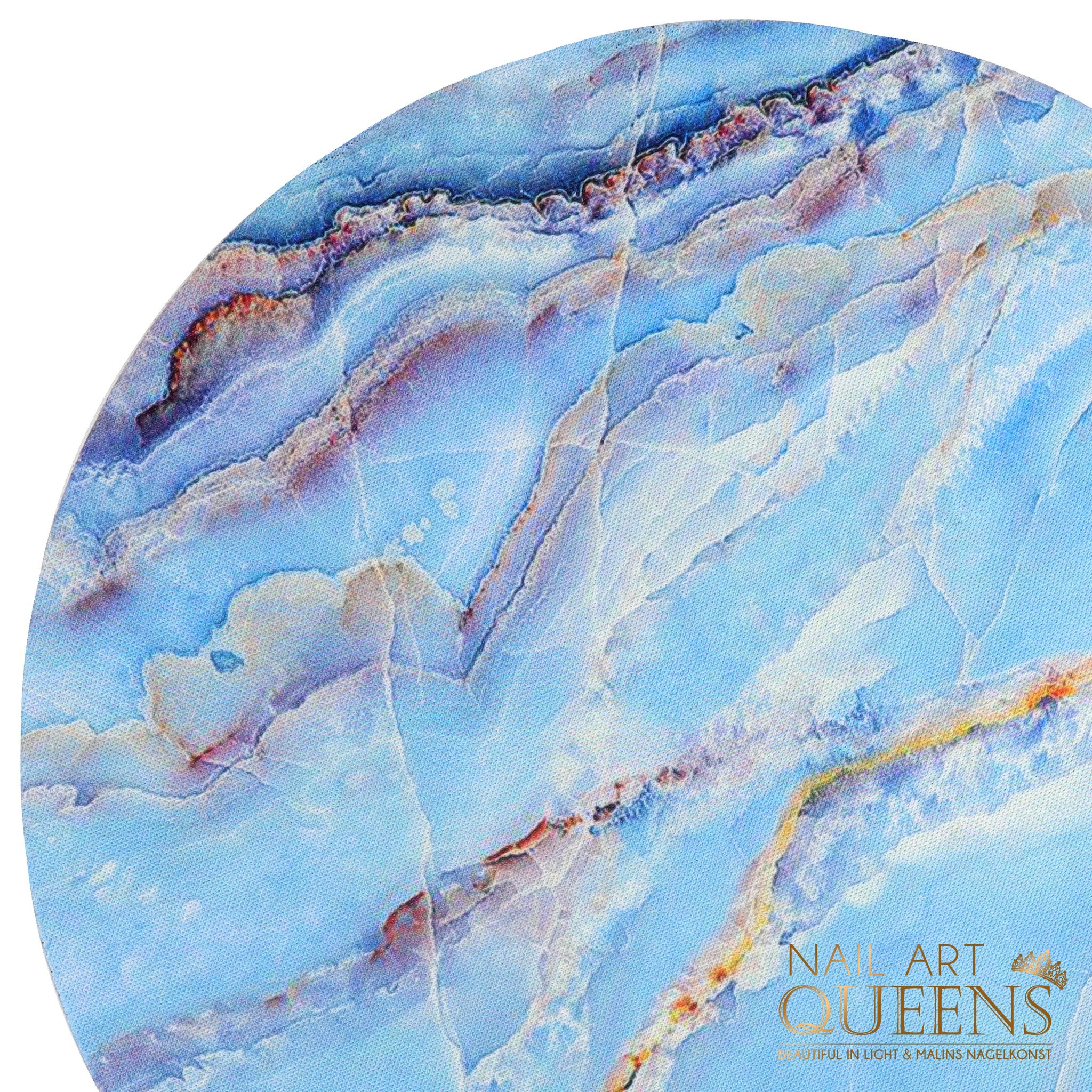 Crystal mat Blue marble