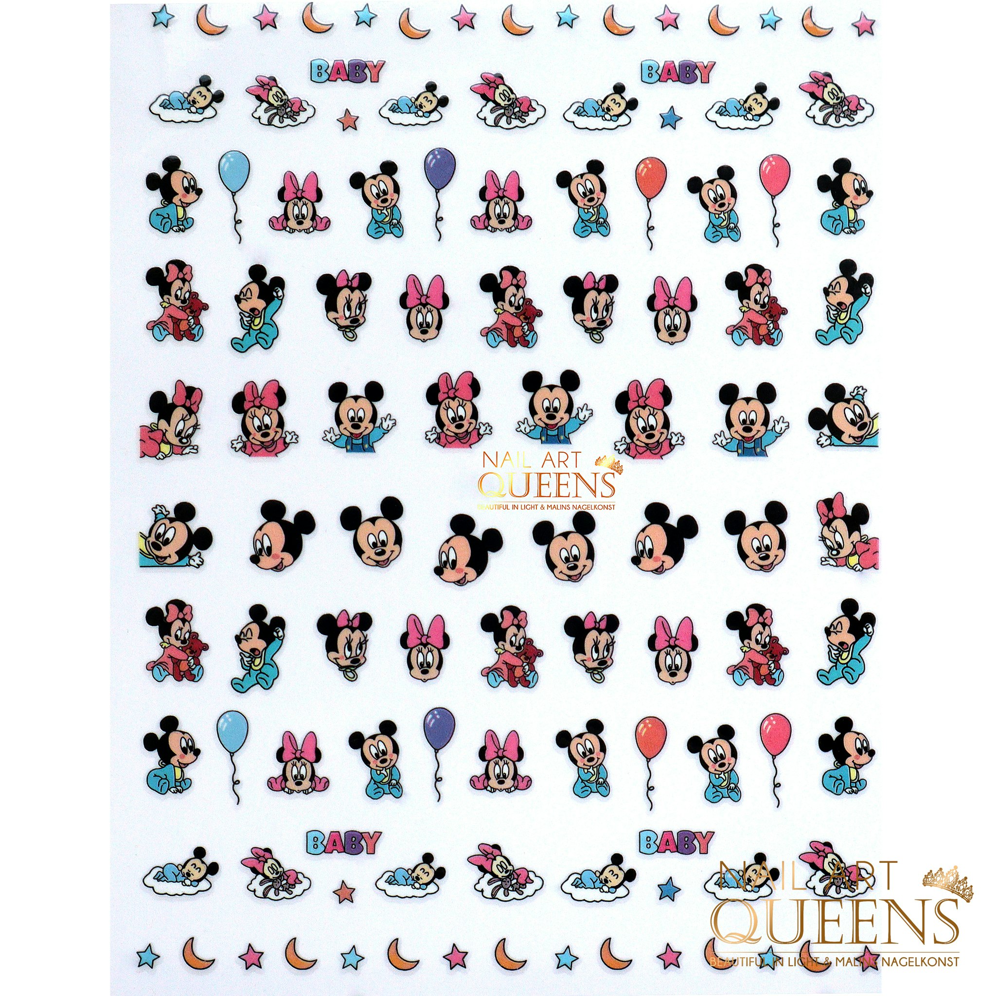 Stickers Mickey & Minnie Baby