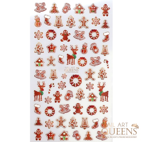 Stickers Christmas Gingerbread