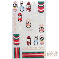 Stickers Christmas Penguin Sweater