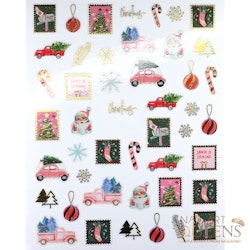 Stickers Christmas Letter