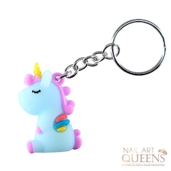 Keychain Unicorn Blue