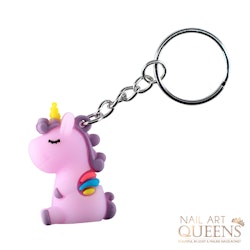 Keychain Unicorn Purple