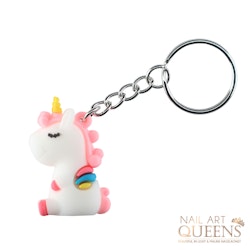 Keychain Unicorn White