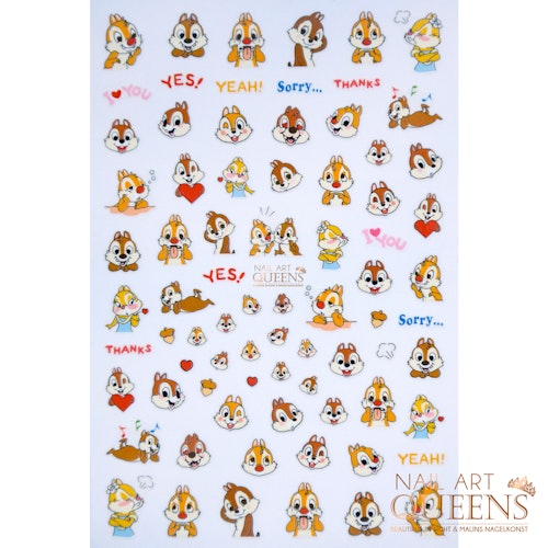 Stickers Chip and Dale