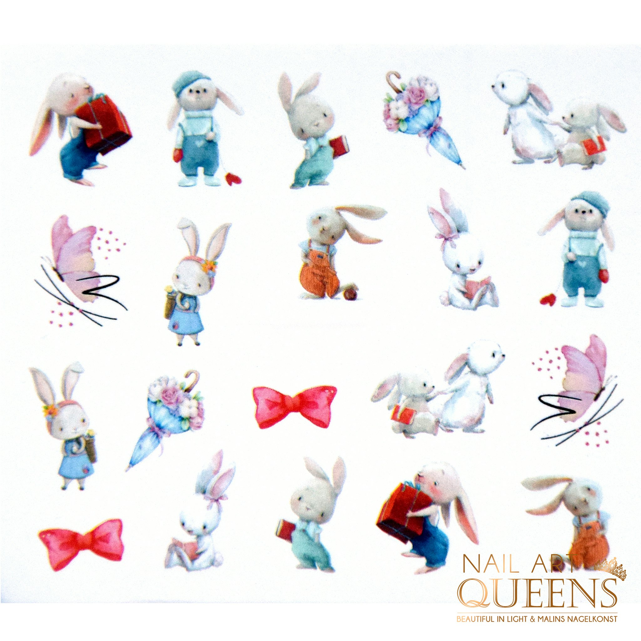 Stickers Easter bunnies