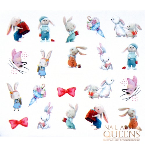 Stickers Easter bunnies