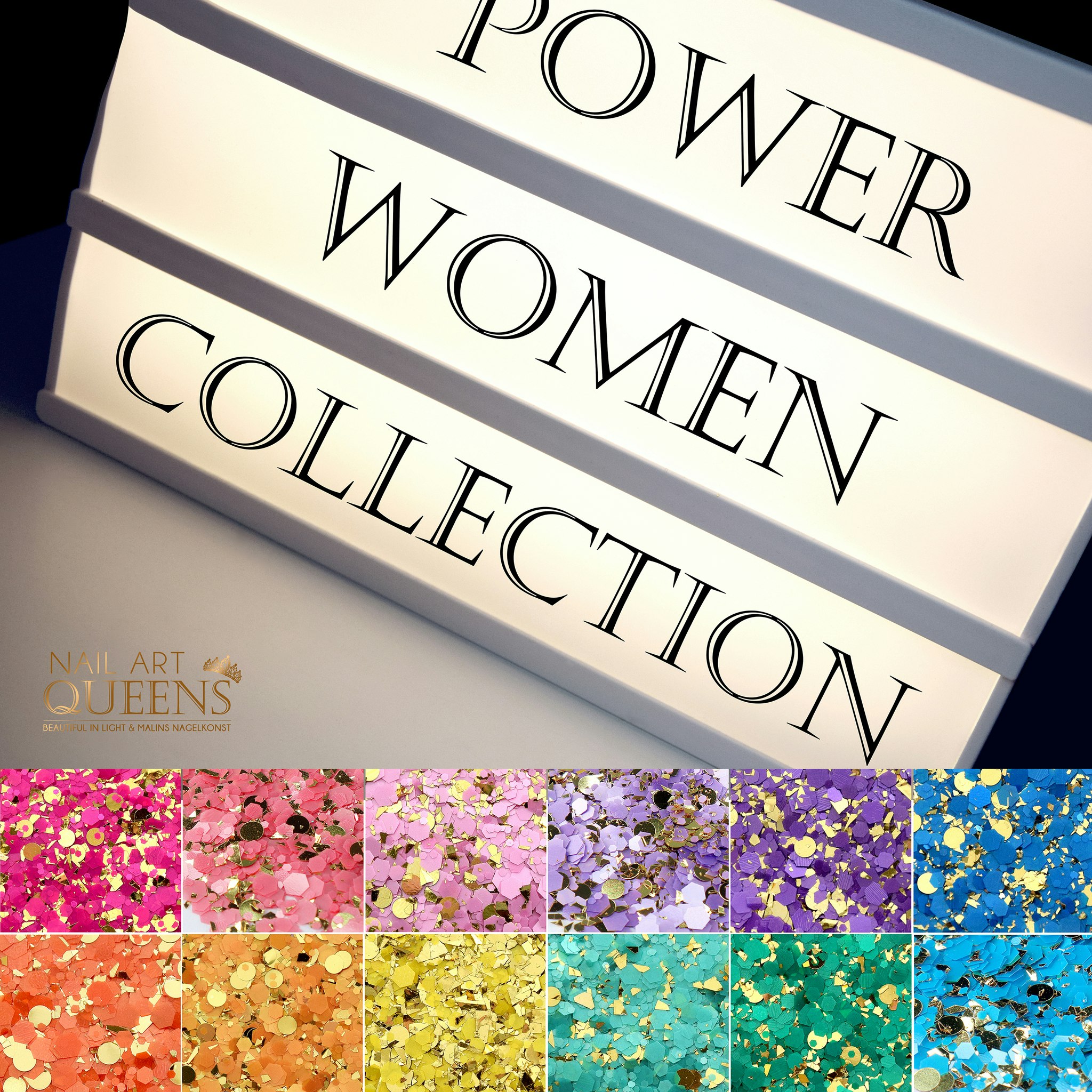 Power women glitter collection