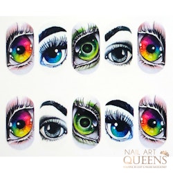Stickers Eyes multicolored