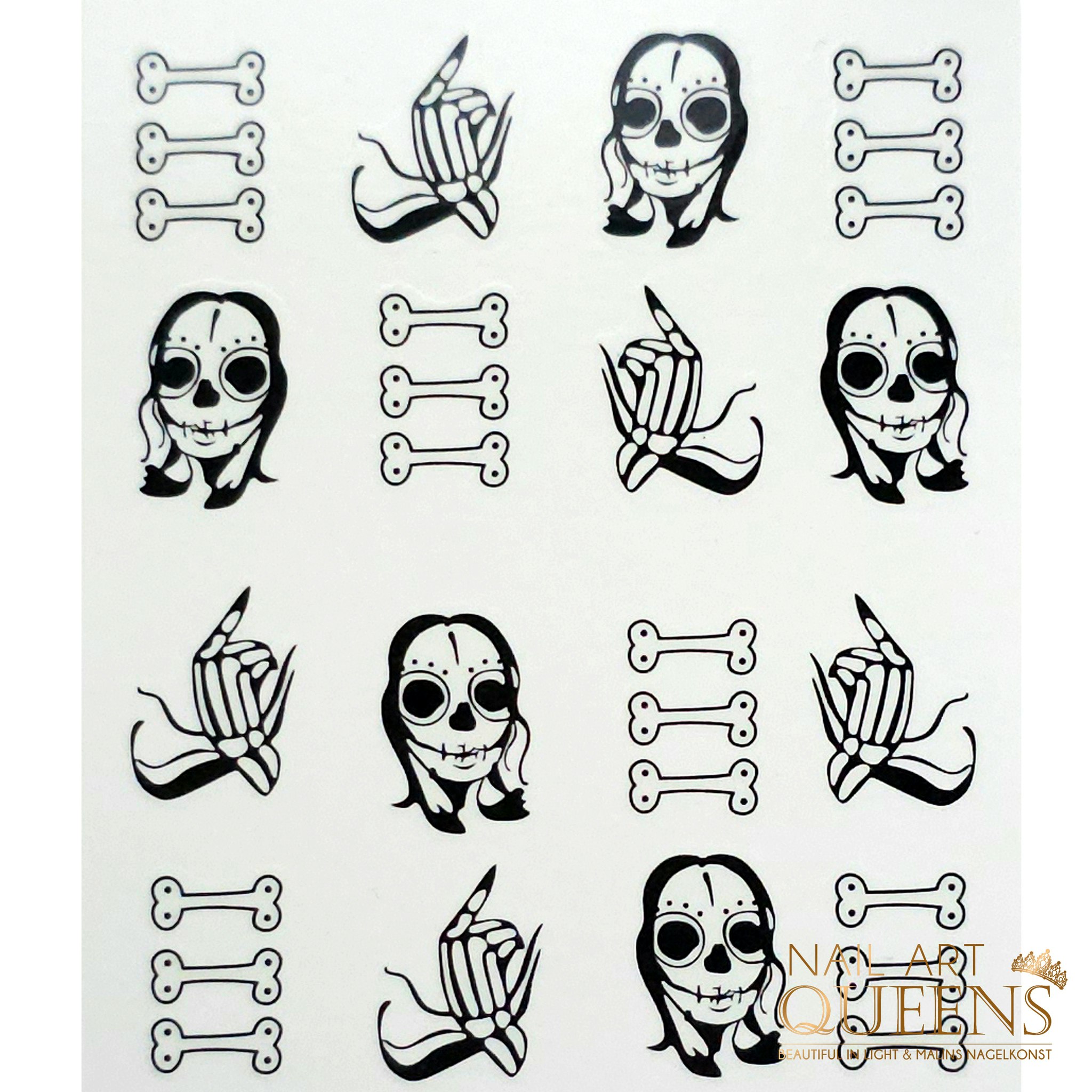 Stickers Sculls and bones