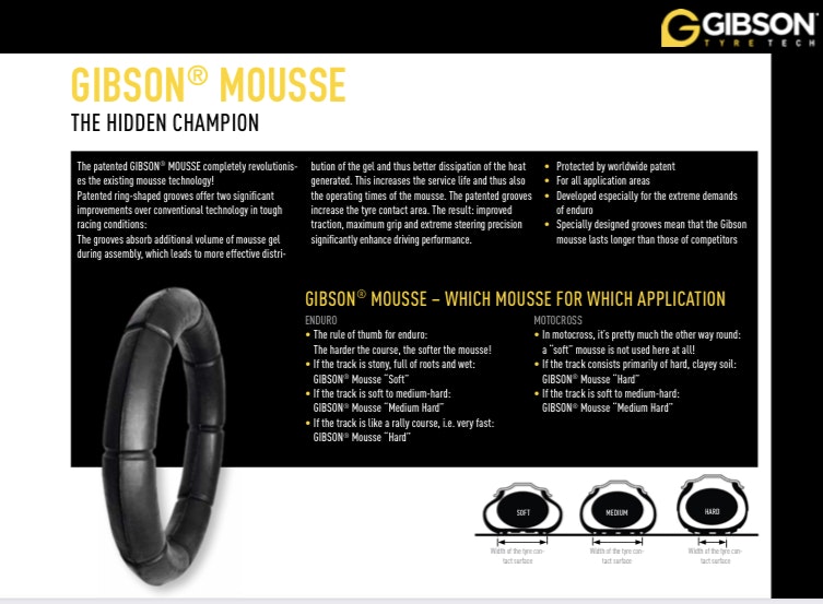 GIBSON Mousse Bak 18" - 19"