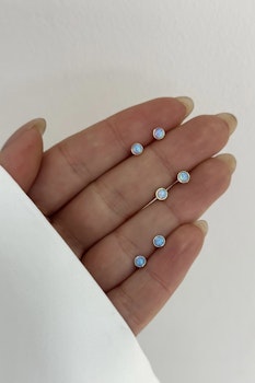 Opal Blue ring-  øredobb