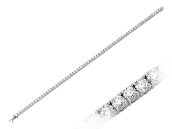 Waterway armbånd 5,20ct 63 diamanter (hvit, gul, rose)