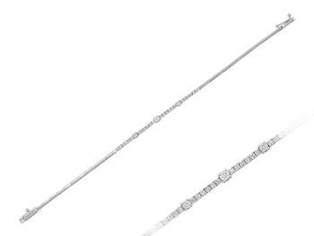 Waterway armbånd 0,70ct 27 diamanter (hvit, gul, rose)