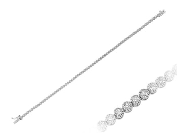 Waterway armbånd 1,52ct 69 diamanter (hvit, gul, rose)