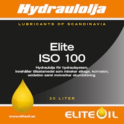 Elite Hydraulolja ISO 100 - 20 liter (dunk), 220 liter (fat)
