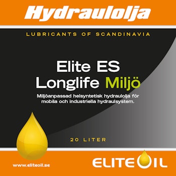 Elite ES miljö Long Life hydraulolja - 20 liter (dunk), 220 liter (fat)