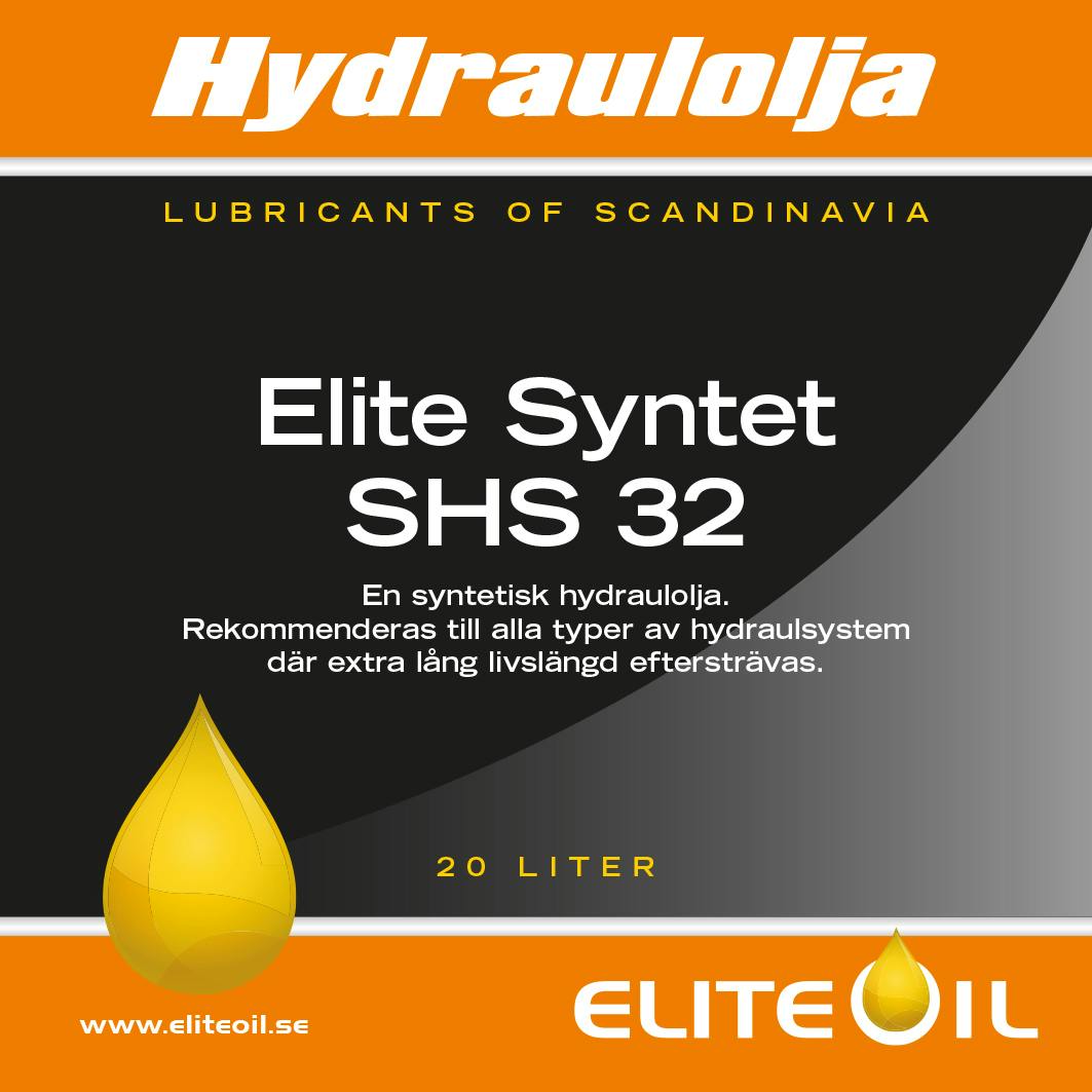 Elite Hydraulolja Syntet 32 - 20L (dunk), 208L (fat)