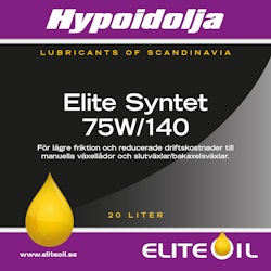 Elite Hypoid Syntet 75W/140 - 20 liter (dunk), 208 liter (fat)