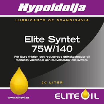 Elite Hypoid Syntet 75W/140 - 20 liter (dunk), 208 liter (fat)