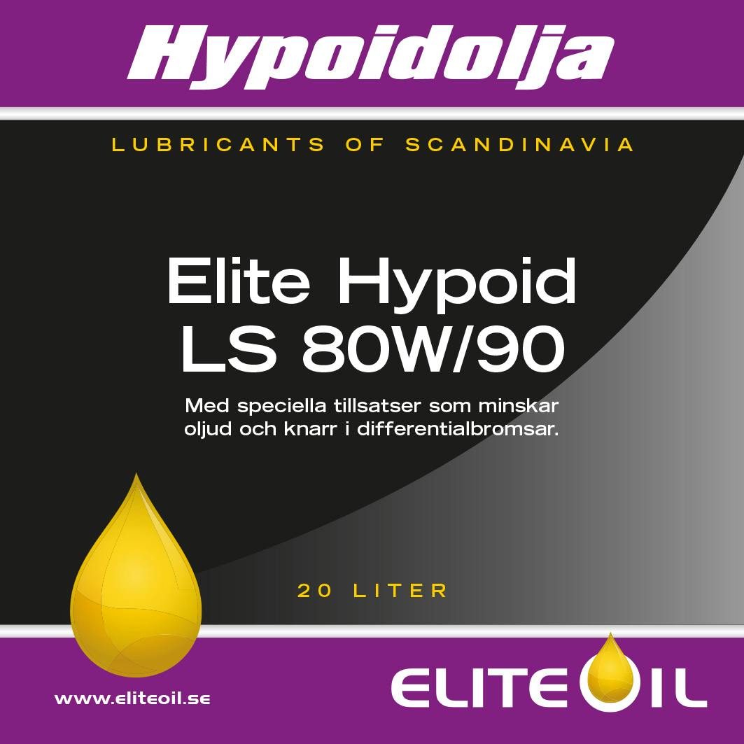 Elite Hypoid LS 80W/90 - 20 liter (dunk), 208 liter (fat)