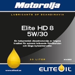 Elite HD 8 Motorolja 5W/30 - 20 liter (dunk), 208 liter (fat)