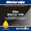 Elite SG/CD 10W Motorolja - 20 liter (dunk), 208 liter (fat)