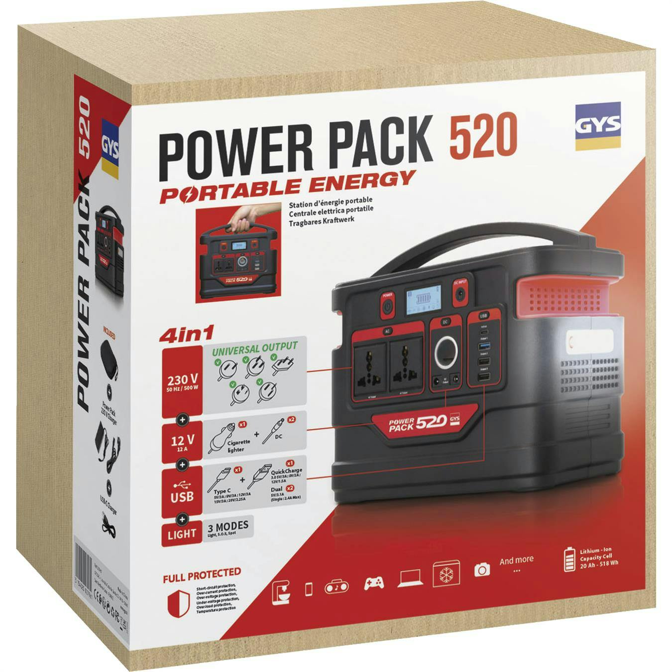Power pack 520 - GYS - Batteribank för alla behov