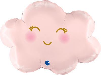 Folieballong -Cloudy Satin Pastel Pink