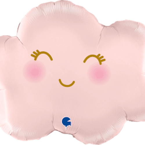 Folieballong -Cloudy Satin Pastel Pink