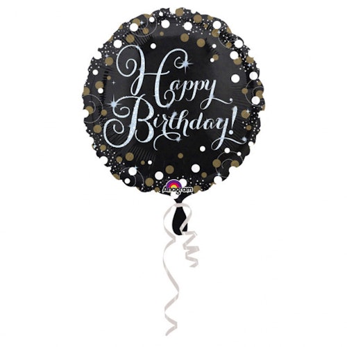 Folieballong -Sparkling Birthday 45 cm