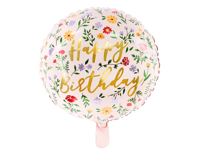 Folieballong Happy Birthday 43 cm